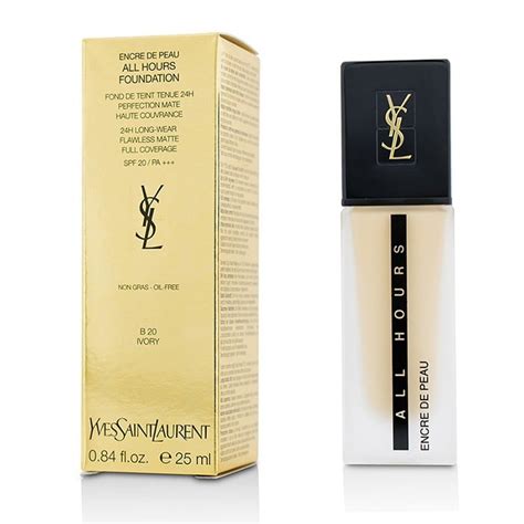 ysl all hours b20 ivory|YSL all hours foundation reviews.